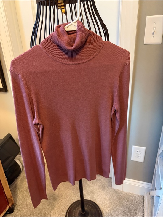 Ann Taylor Sweaters - Ann Taylor Mauve Turtleneck Sweater